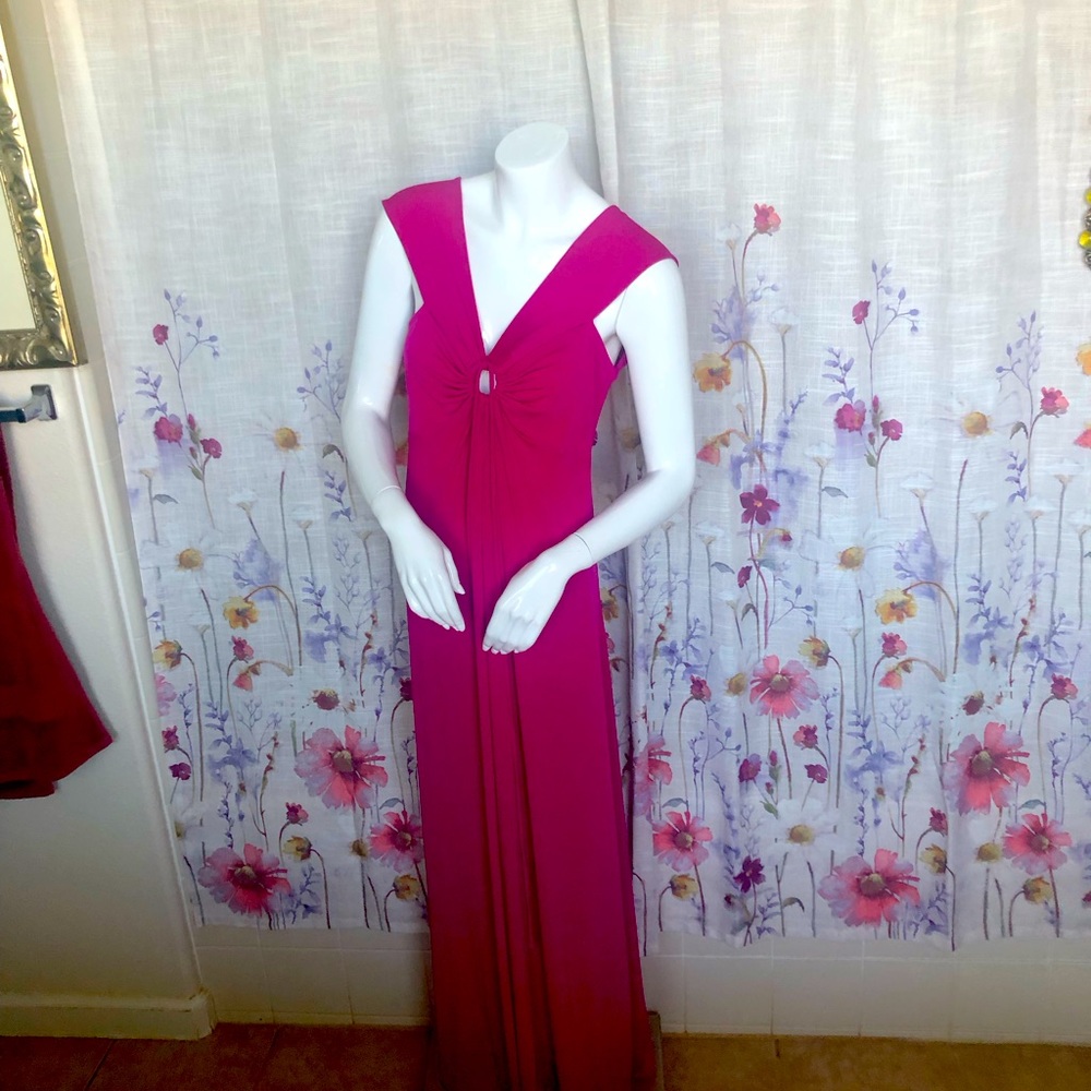 Sleeveless day to evening maxi dress